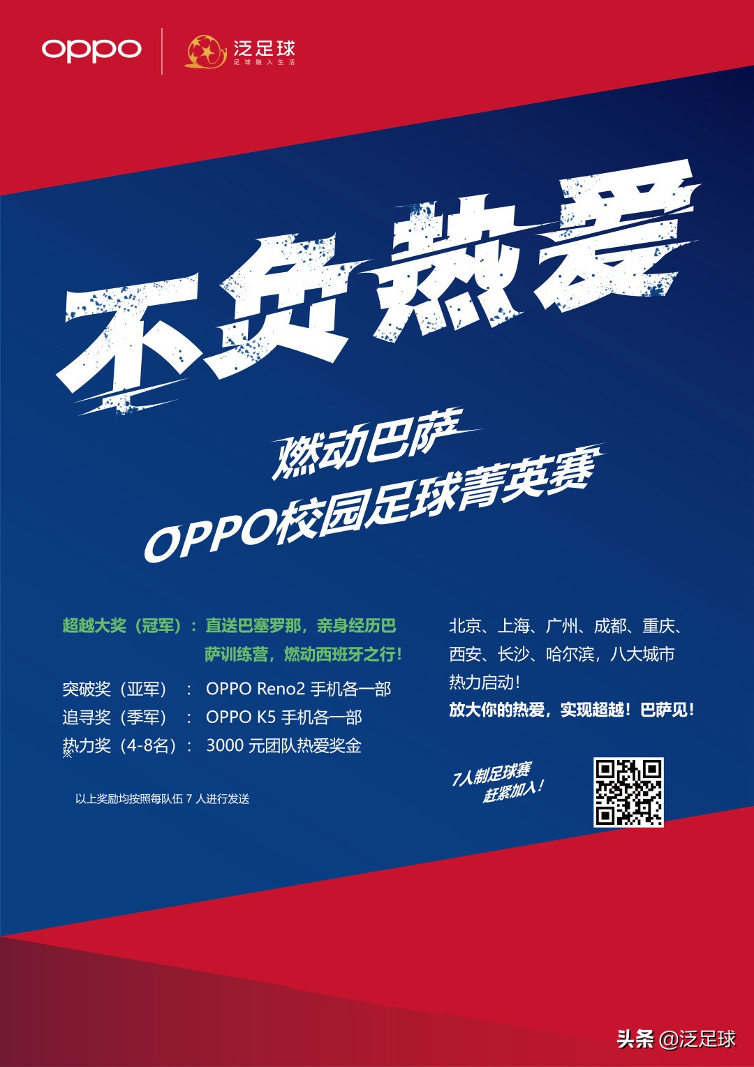 oppo不负热爱校园足球赛,不负热爱比赛