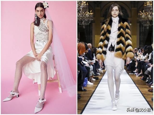 再穿长裤你就out了，性感吸睛的渔网袜，腿精女孩通常这样穿