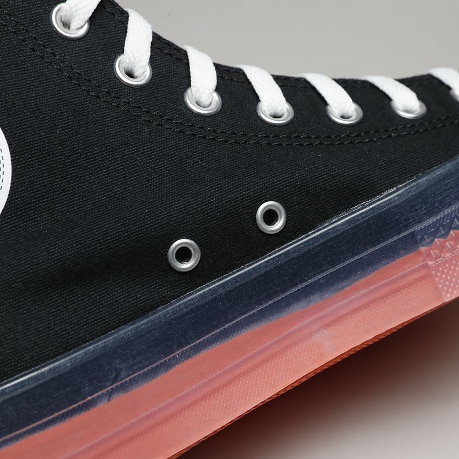 匡威银灰色高帮帆布鞋,脚感爆炸帆布鞋