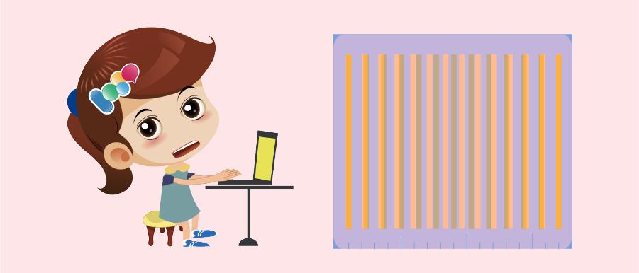 手机拍摄电脑屏幕波纹是什么原理,电脑开机屏幕下方出现水波纹