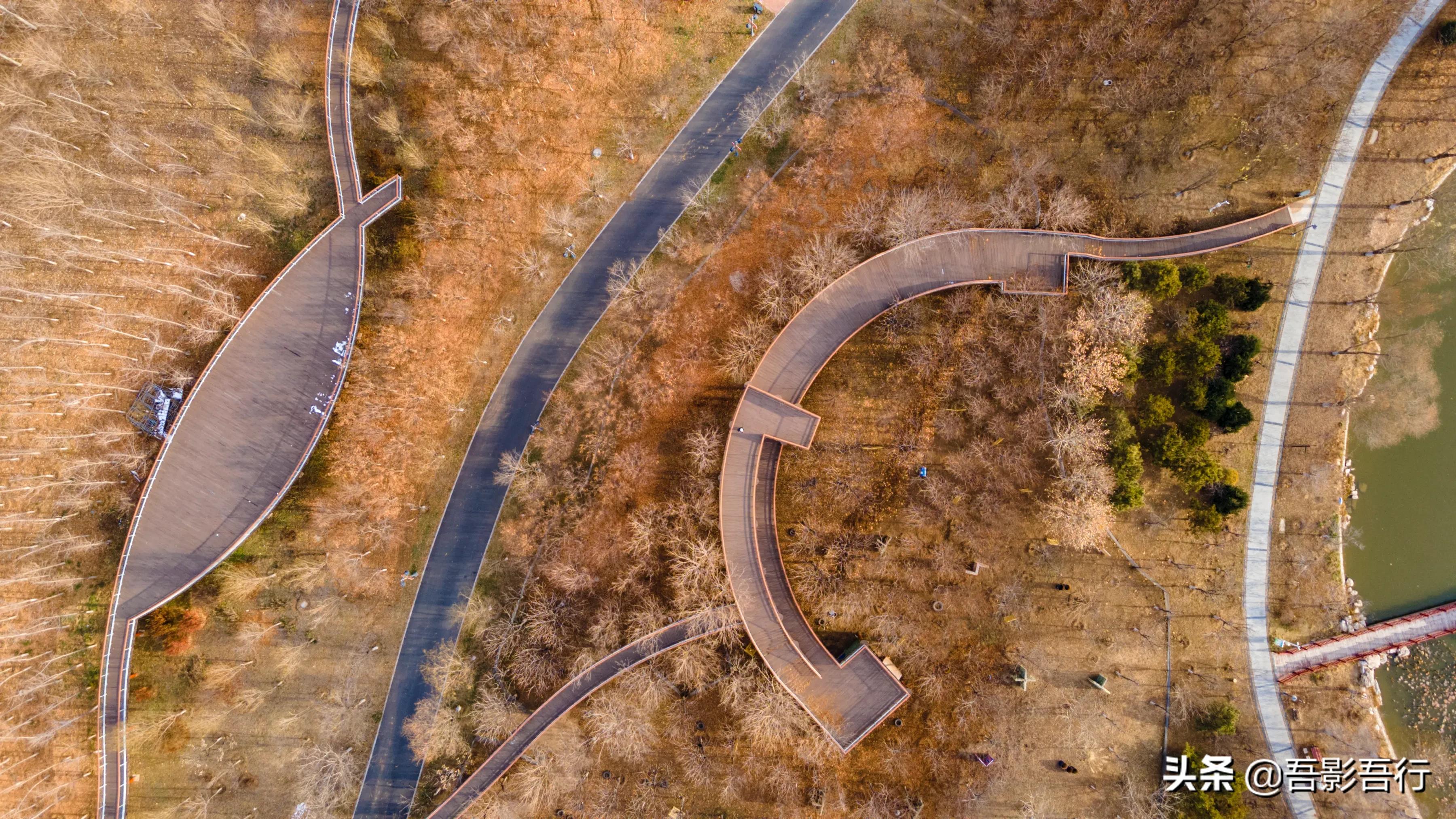 天津山区森林公园,航拍天津公园4k