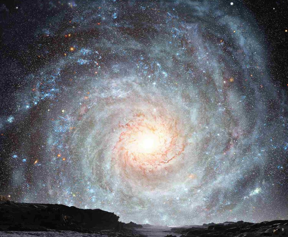 用8张照片合成银河系,银河系俯视图高清图电脑合成