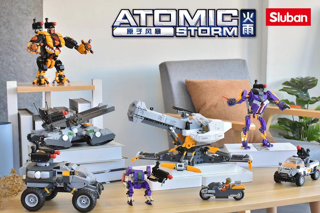 优格中古系列共11款，快乐小鲁班原子风暴「2021-7-15积木情报」