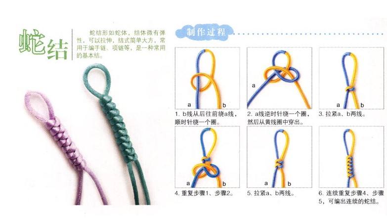 100种编弹性手链绳结的打法,文玩手串单绳打结方法