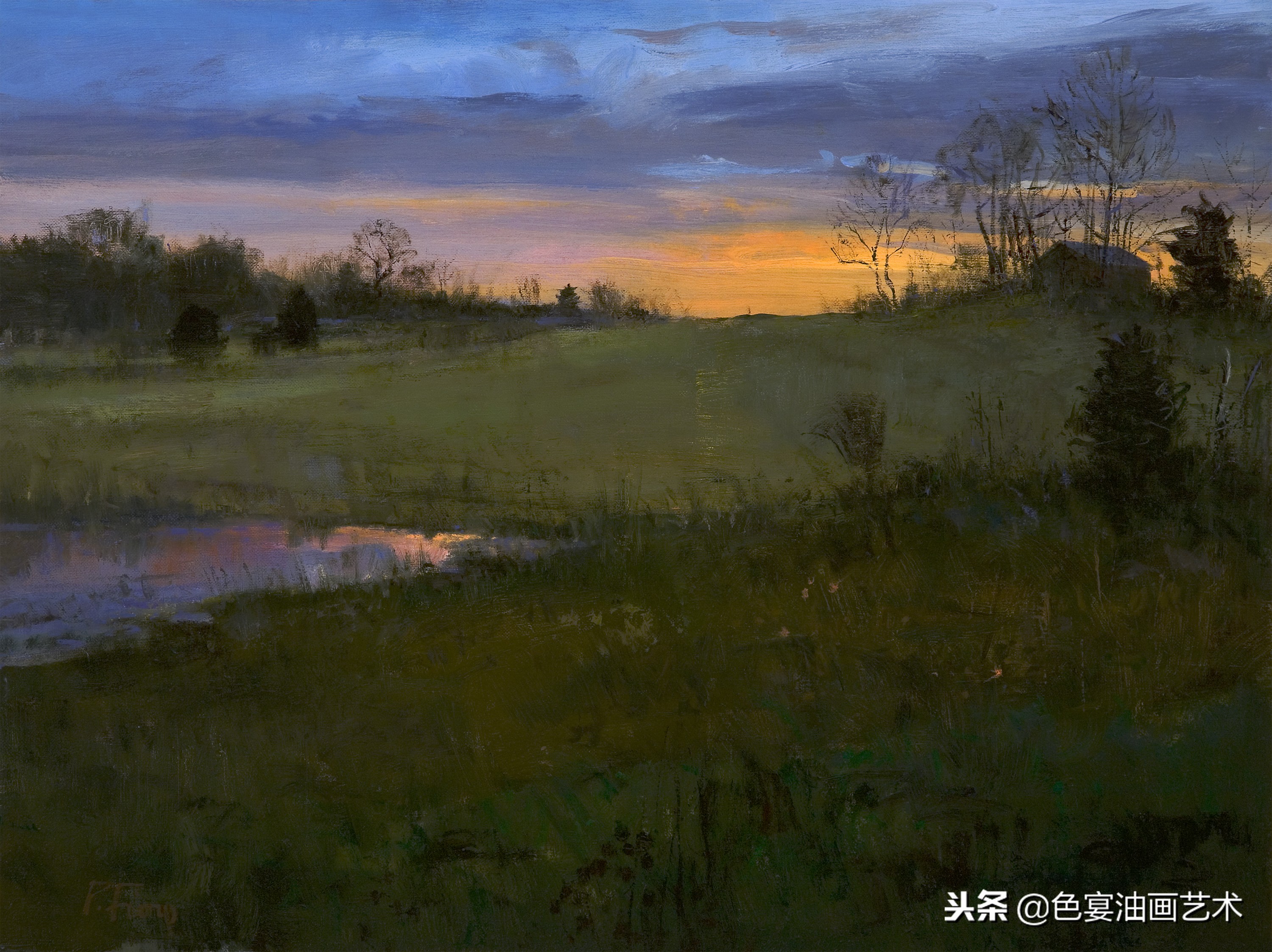 俄罗斯油画大师风景油画教程视频,油画大师油画风景创作教学视频