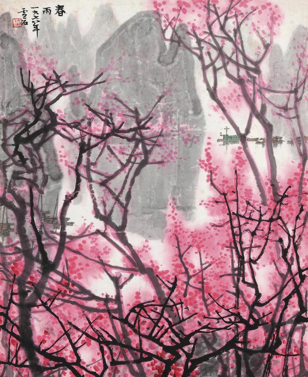 白雪石笔下的漓江山水,如诗如画的漓江山水