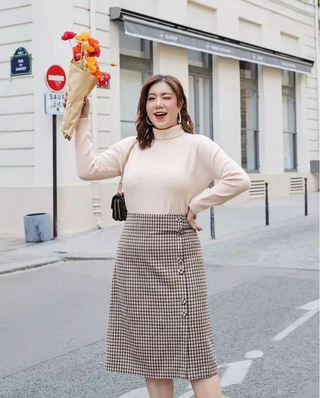 微胖女孩的有效穿搭,40岁微胖减龄穿搭