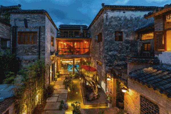 安徽黄山脚下的徽派建筑民宿,黄山徽派民宿哪家好