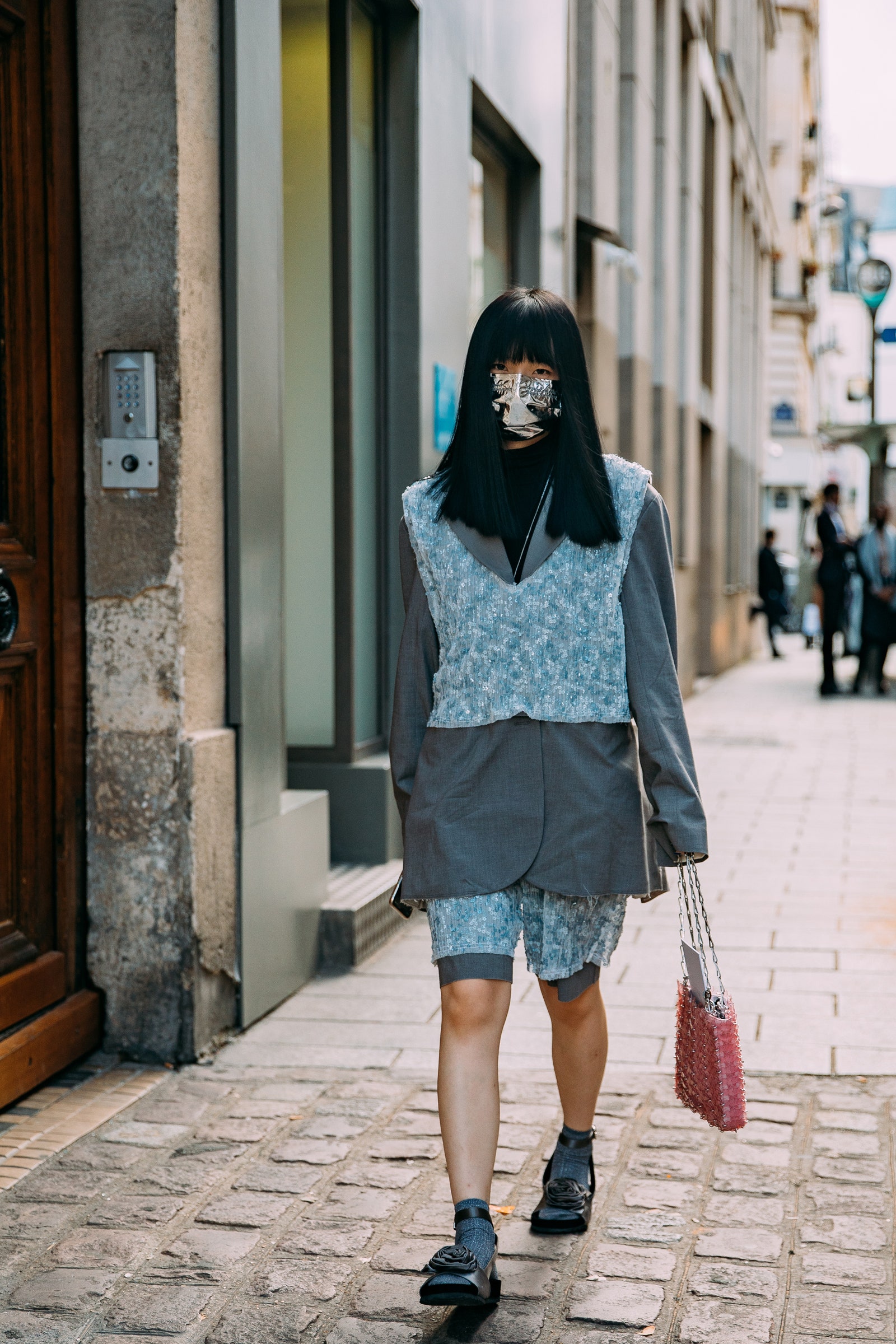 2023春夏巴黎时装周街拍特辑,2021巴黎高定时装周街拍