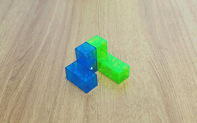 一个魔方有多少种可能,24段魔方各种形状