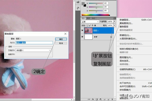 ps基础教程新手入门怎样复制图层,ps里面如何拷贝一个新图层
