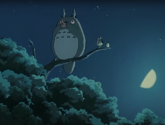 宫崎骏龙猫抱着小龙猫 (有一种可爱叫宫崎骏眼里的龙猫)