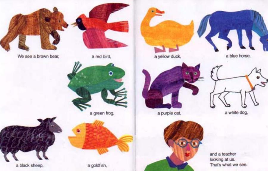 绘本棕熊你看到了什么教案,棕熊棕熊你看见了什么英语绘本