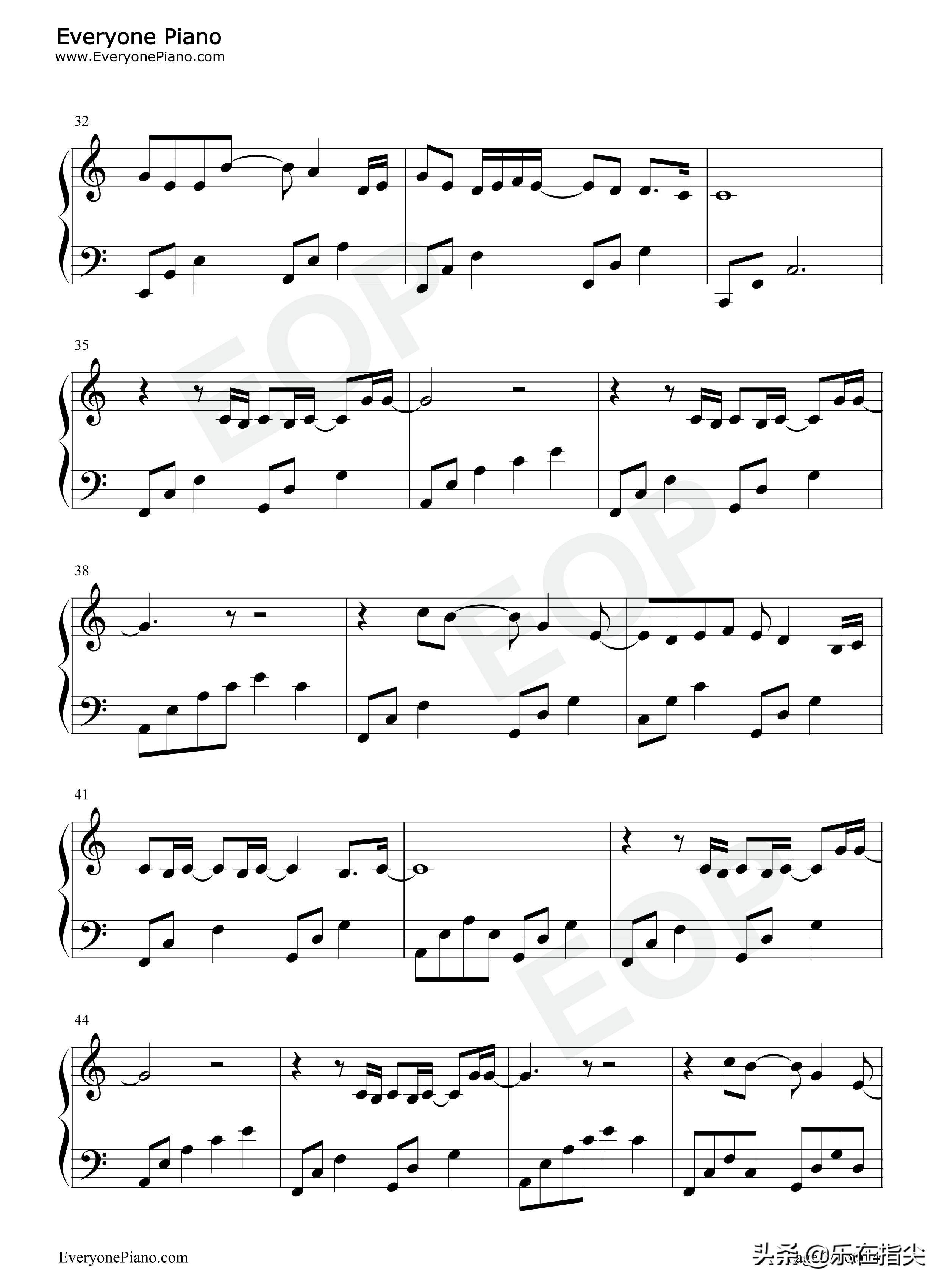 星星失眠钢琴五线谱完整版图片,星星失眠完整版钢琴简谱