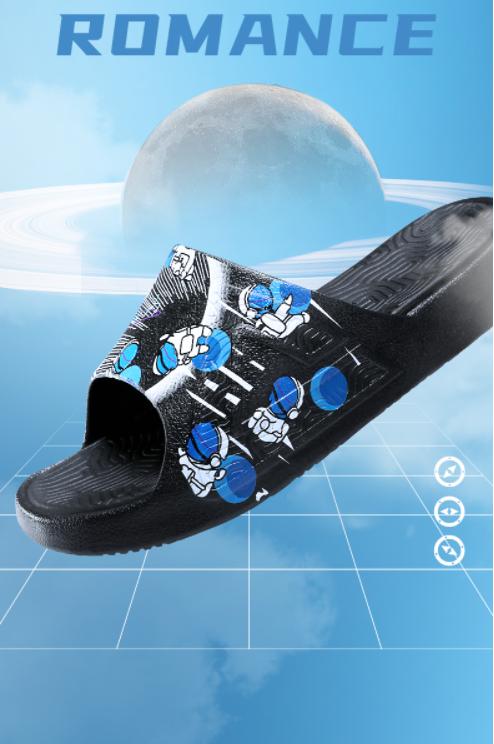 匹克爱定客联名拖鞋,匹克态极拖鞋太空联名