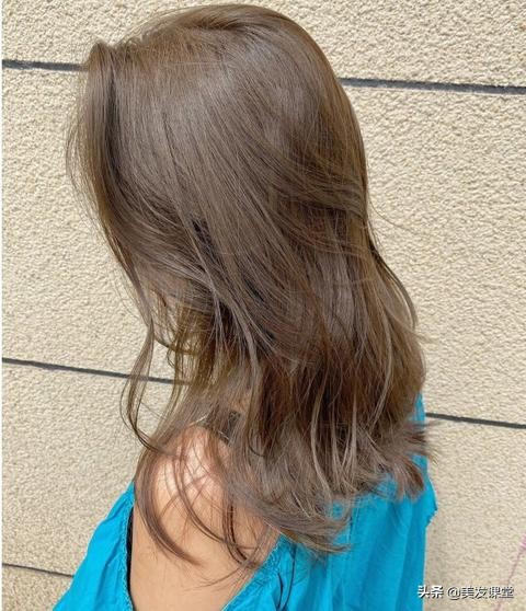 亚麻棕色染发视频,冷亚麻棕色