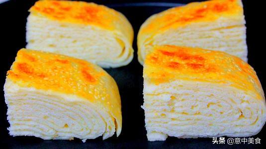 焦香千层饼油炸,发面饼北方