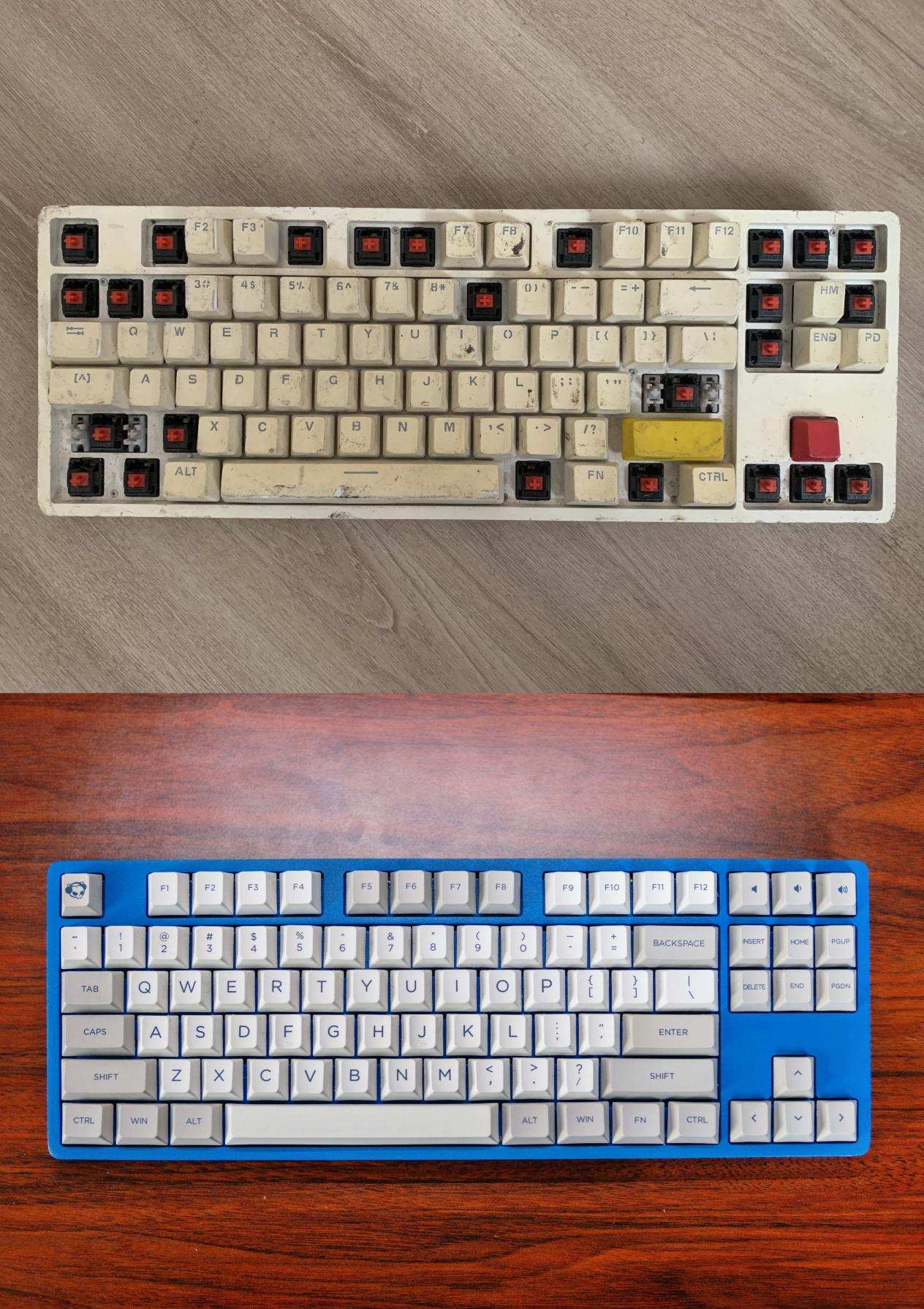 改造10元键盘,翻新机械键盘