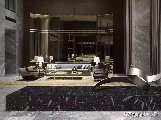 大理石：高级黑，一半是设计，一半是艺术