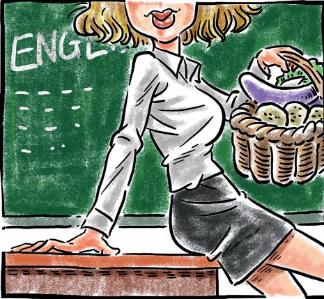 它勾住了美少女外教的心