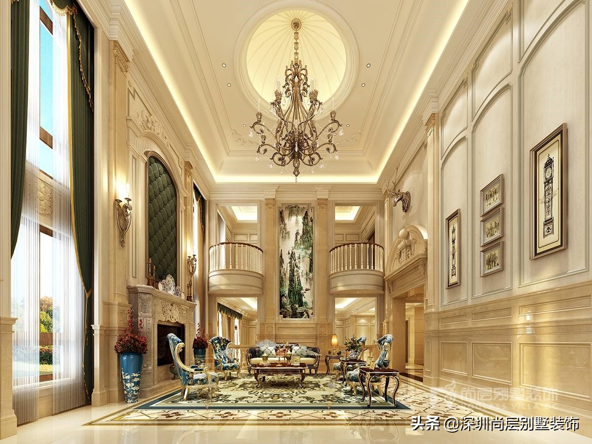 曦城豪宅装修效果图,深圳曦城别墅900万装修