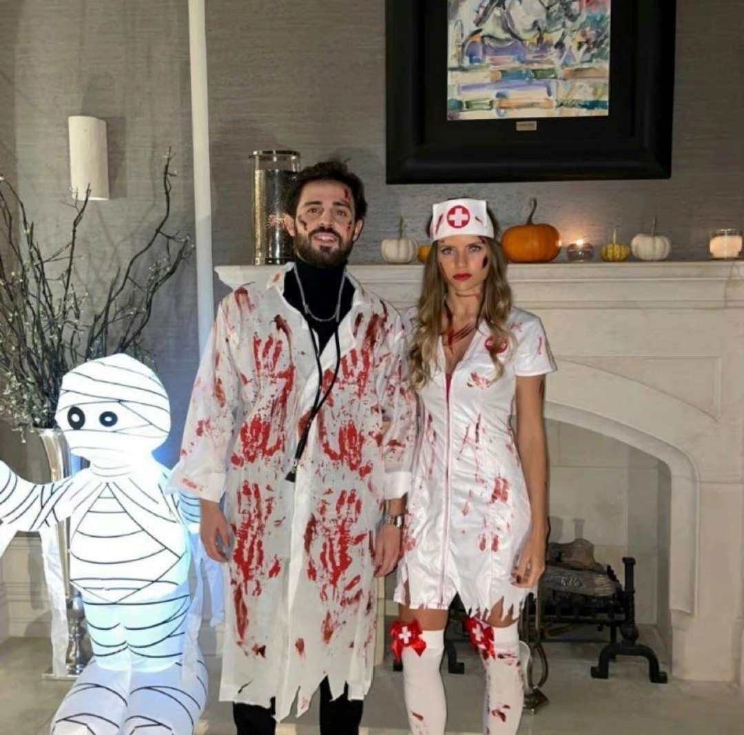 足球球星万圣节装扮,足球明星们的万圣节