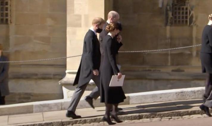 菲利普亲王葬礼哈里威廉凯特,凯特威廉哈里最新消息