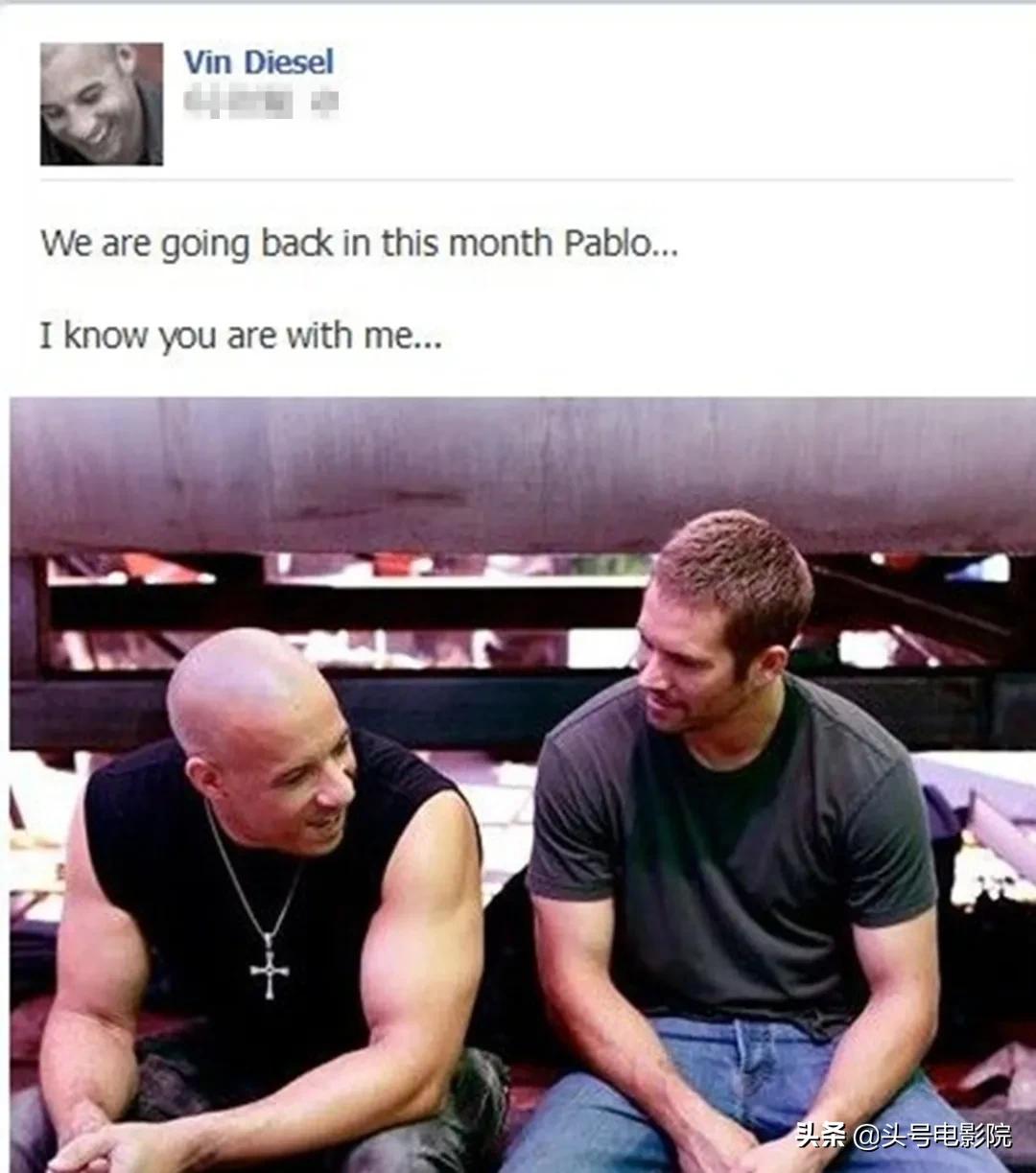 保罗沃克和范迪塞尔分离图片,速度与激情7保罗沃克真实死因