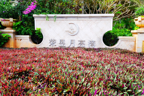 幸亏我来了再不来素材就没了,海南月亮湾的夜晚