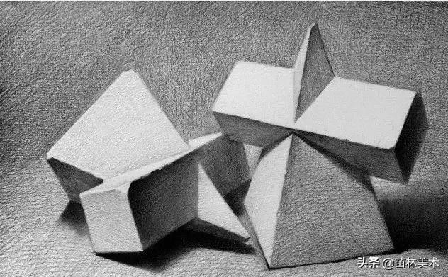 单个几何体图形素描教程,素描单个几何体结构图