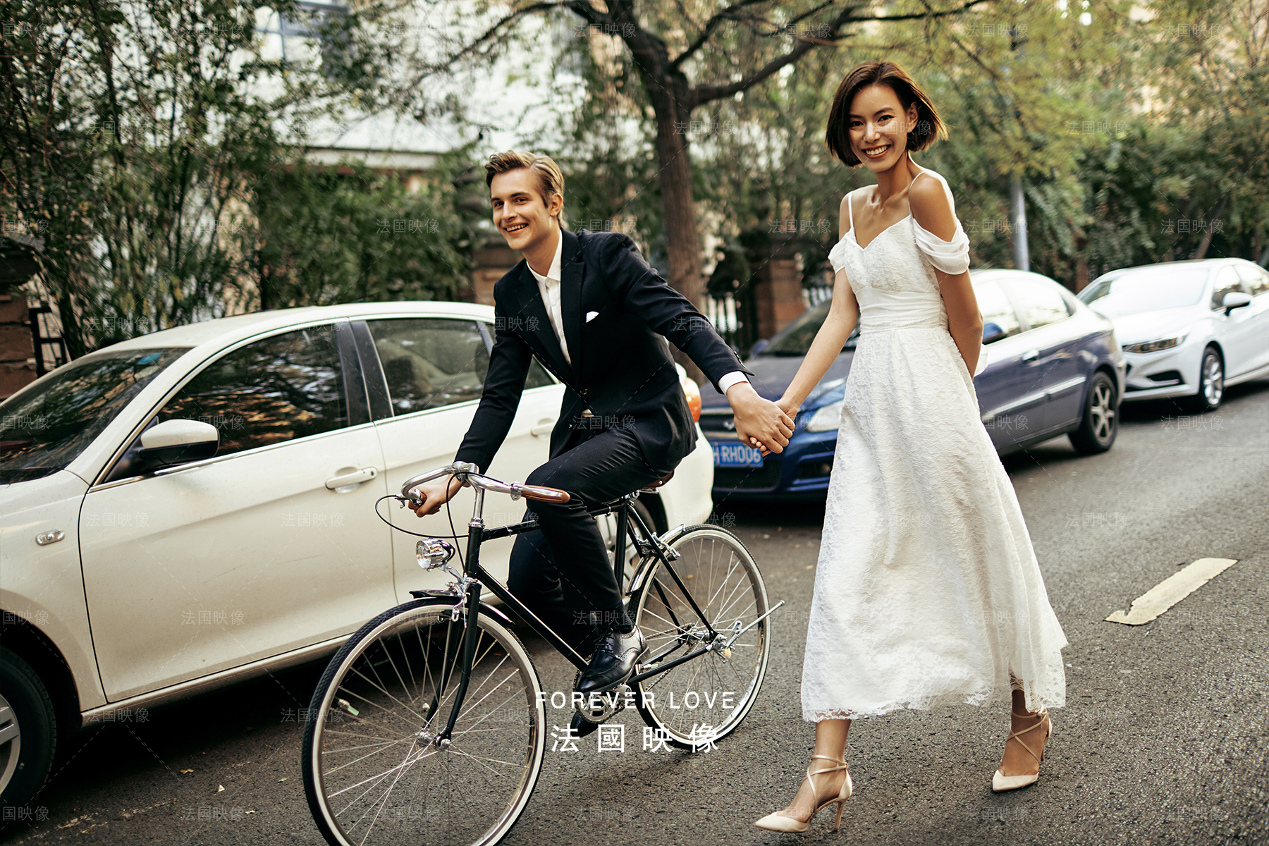 法式复古婚纱让你的婚纱与众不同,精致到骨子里的法式婚纱照