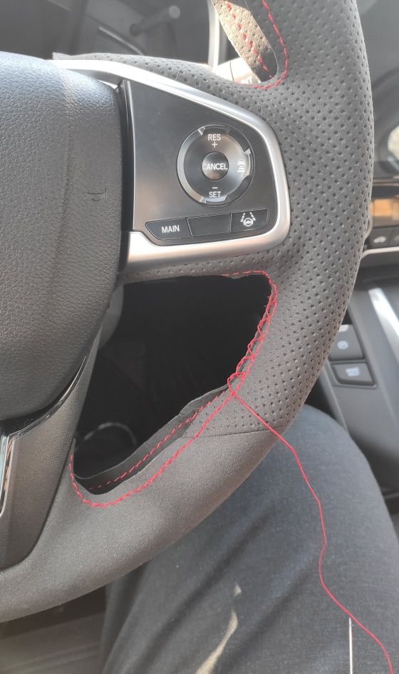 艺多不压身指的什么,通用方向盘套手缝详细教程