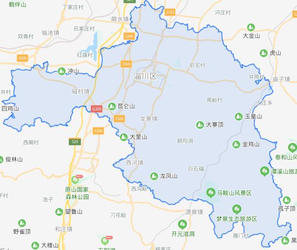 淄川名称由来,淄川地名故事