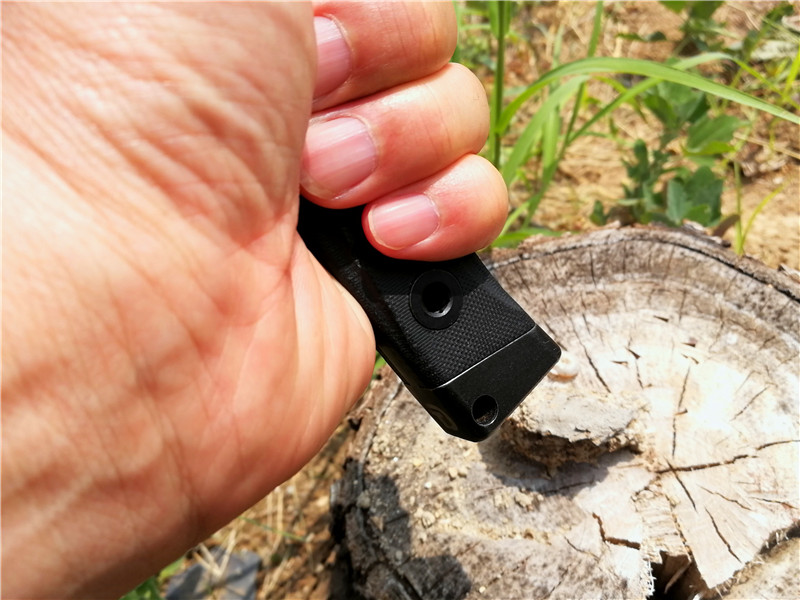 汉道洛克x生存刀暴力测试,户外生存实用工具推荐