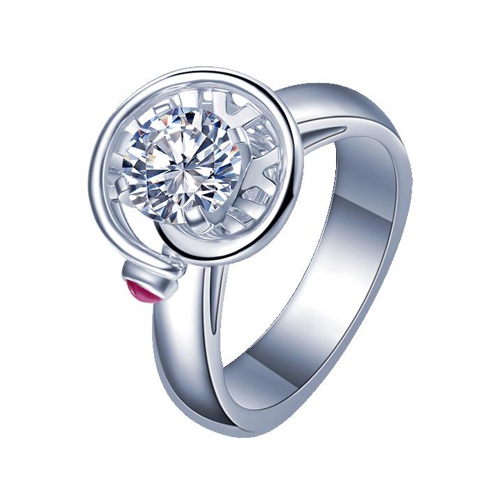 0.5克拉和1克拉钻戒大小差多少,一克拉和1.5克拉钻戒上手效果图