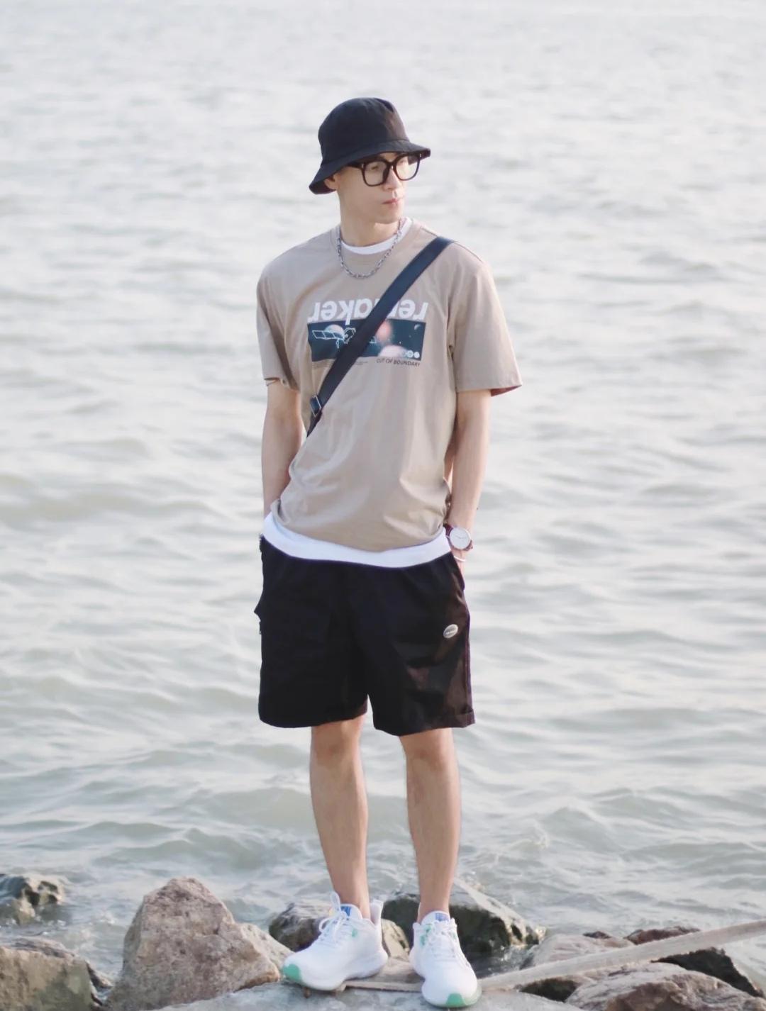 工装短裤搭配男生180,175男生如何穿短裤不显个子矮