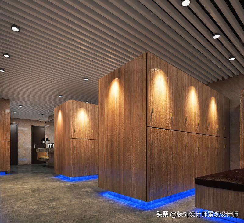 公司健身房设计效果图,书房健身房二合一设计效果图