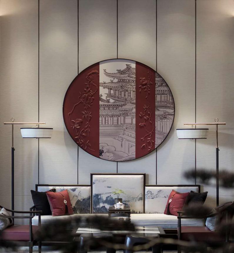 皮雕墙面做法,皮雕上墙设计方法