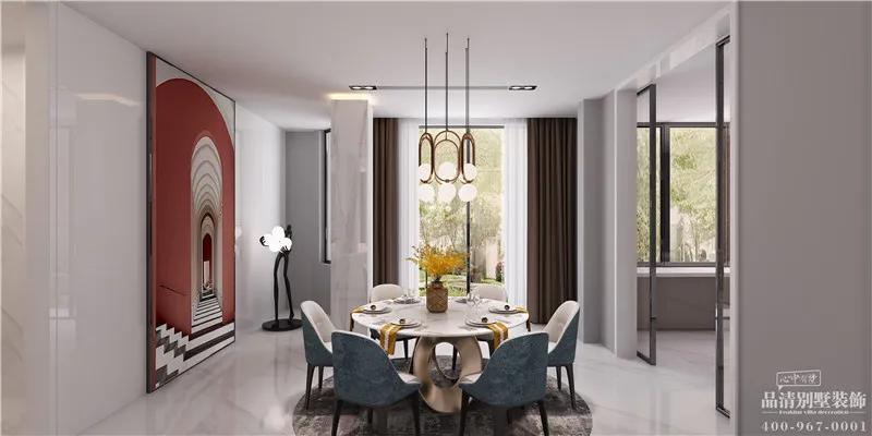 600平商业装修案例欣赏,现代轻奢风格实景案例