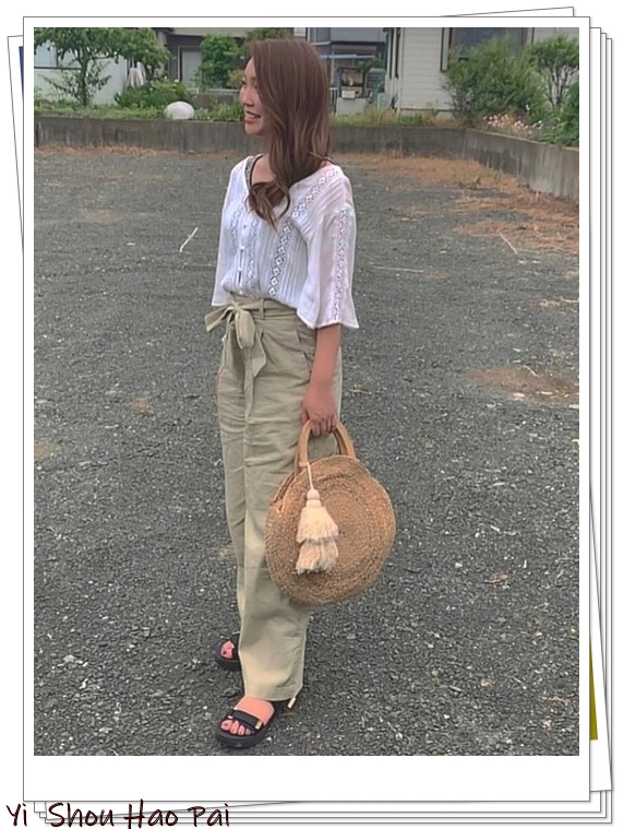 优衣库穿搭夏季女生阔腿裤,优衣库窄版阔腿纯棉女裤