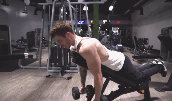 杰夫哑铃背肌训练的最佳动作,用哑铃练什么动作练胸肌背肌手臂