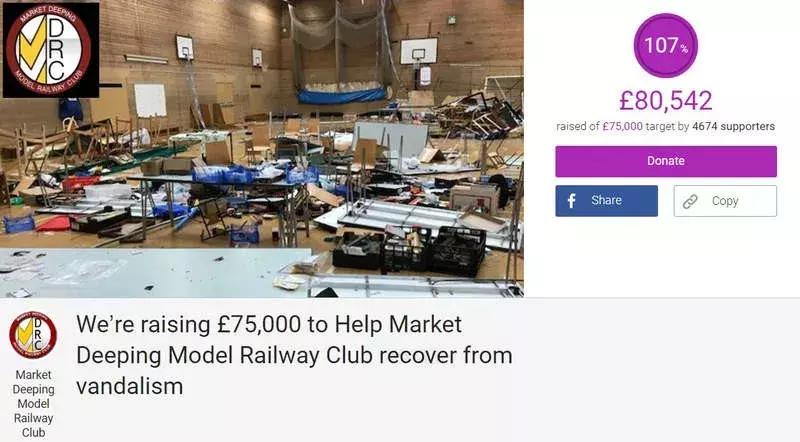 英国火车模型被破坏,英国被摧毁的建筑