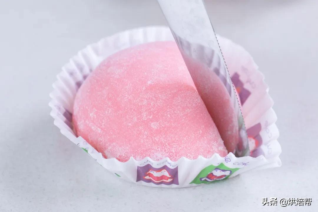 甜品教程超简单樱花粉雪媚娘 (水蜜桃雪媚娘的吃法)