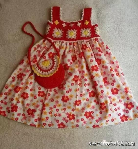 布艺手工制作蓬蓬裙,钩织裙子视频