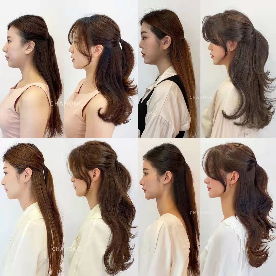 你适合直发还是卷发关键看这几点,扎头发发际线后移披头发不好看