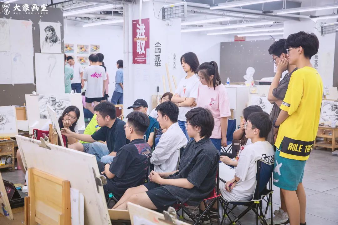 杭州画室｜章鱼老师魅力展示高质量范画现场（附高产私密作品）