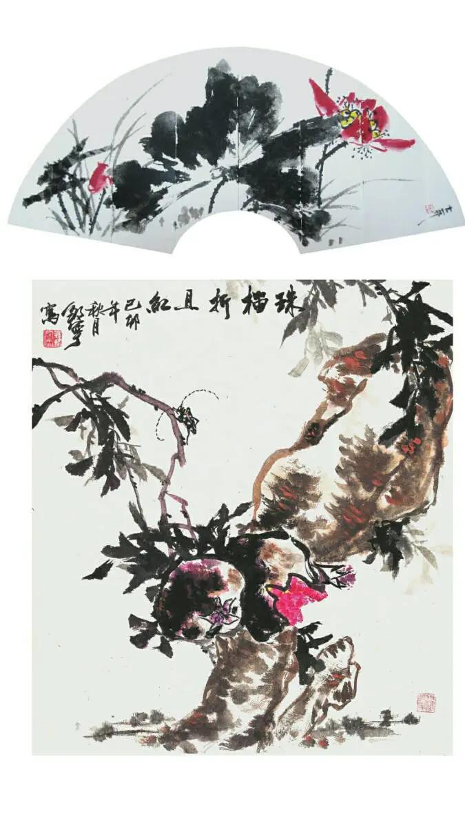 邹大耳写意画作品欣赏,邹大耳写意作品欣赏