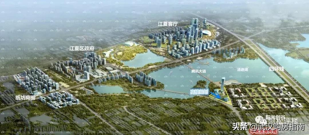 大光谷蔡甸,南京河西cbd和武汉光谷cbd