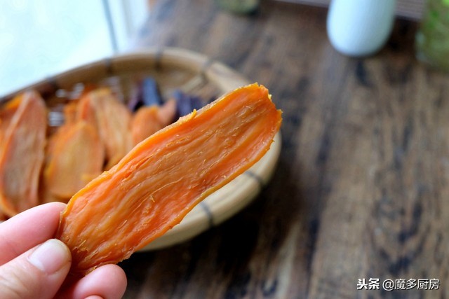 软糯香甜的地瓜干,无添加纯手工好吃的地瓜干