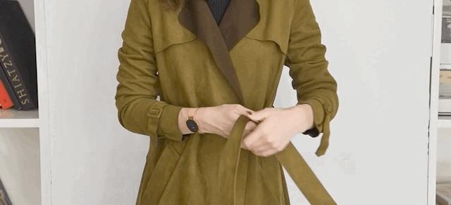 这6种花式打结法，让你把风衣穿得时髦不重样